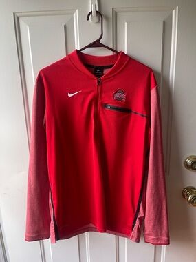 Nike Ohio State Dri-FIT Quarter-Zip Pullover